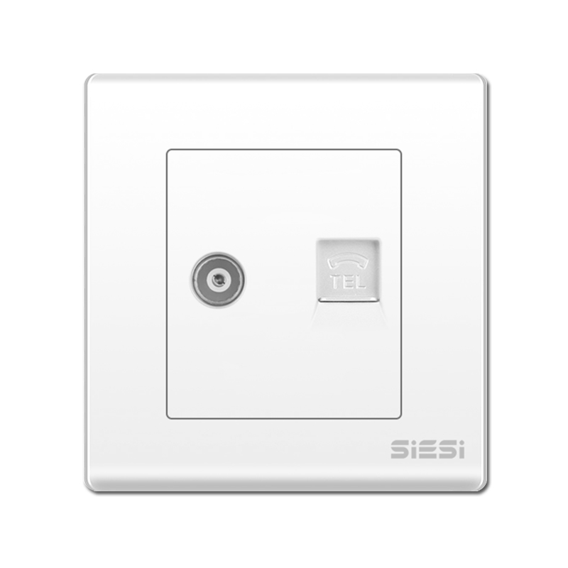 一位电视、电话插座